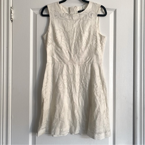 H&M FLORAL WHITE DRESS - Picture 1 of 6